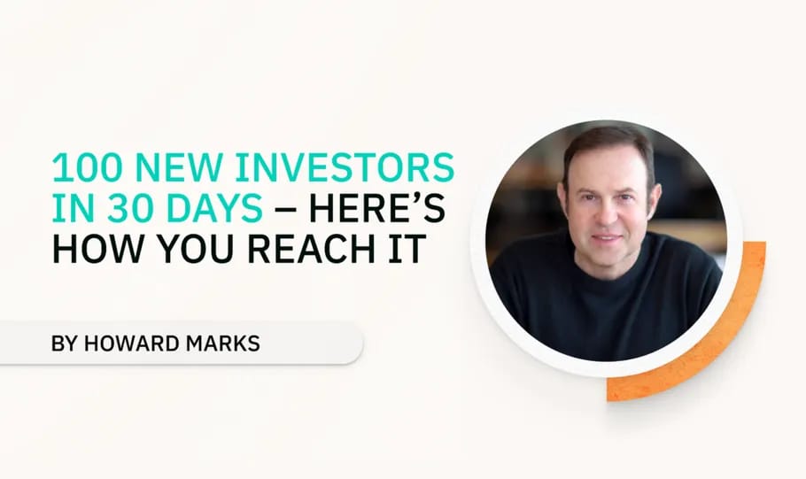 100 New Investors in 30 Days – Here's How You Reach It - StartEngine