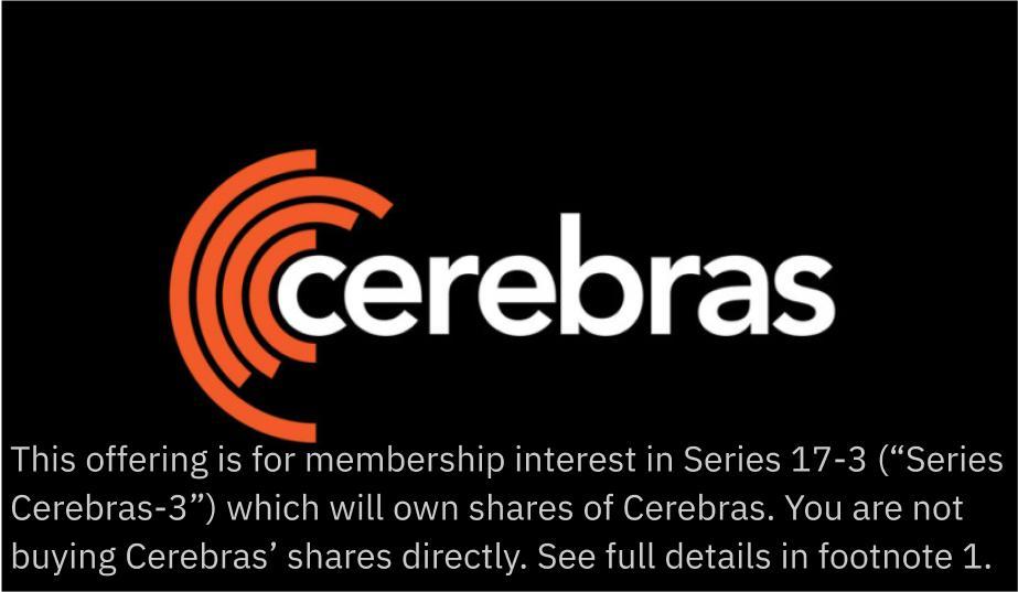 Series Cerebras-3 | StartEngine
