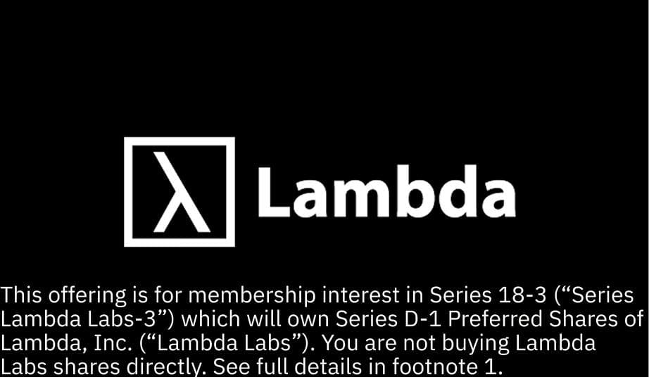 Lambda Labs 3 offering image